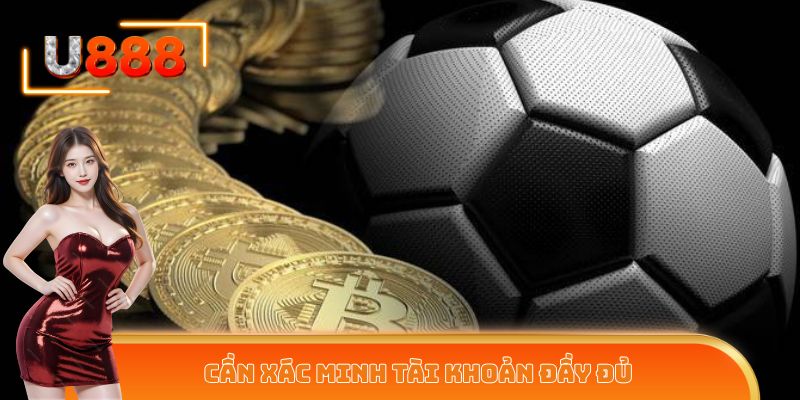 Cần xác minh tài khoản đầy đủ