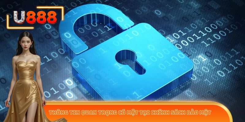 Thông tin quan trọng có mặt tại chính sách bảo mật